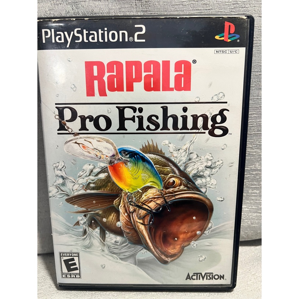 Rapala Pro Fishing Sony PlayStation 2 PS2 2004 Activision SLUS-21011 NTSC U/C